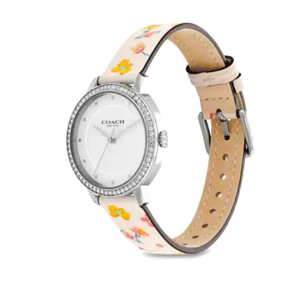 COACH WOMEN'S WATCH 32MM MYSTICAL FLORAL PRINT "RAYDEN" WATER RESISTANT NEW! - Picture 2 of 3